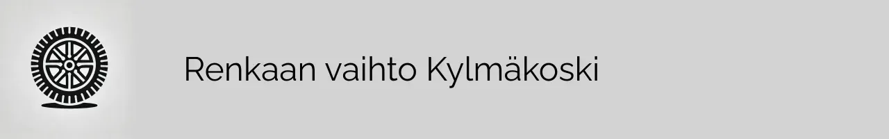 Renkaan vaihto Kylmäkoski